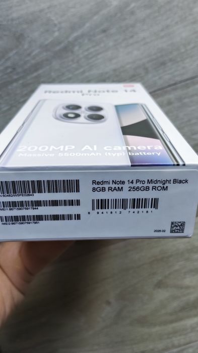 Xiaomi redmi note 14 pro Black (NOVO)