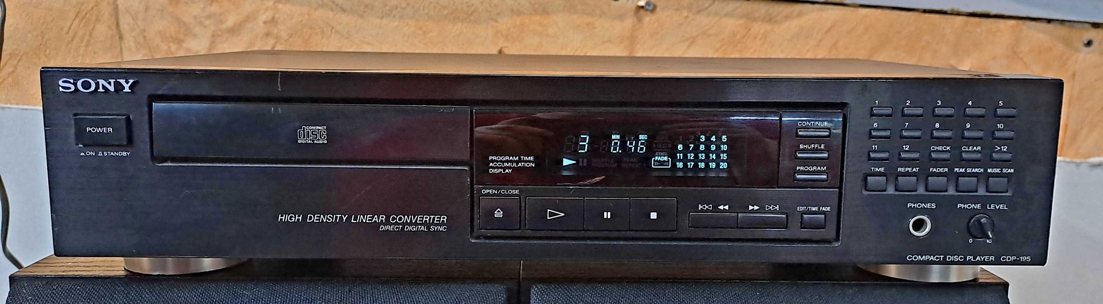 Odtwarzacz CD Sony CDP 195