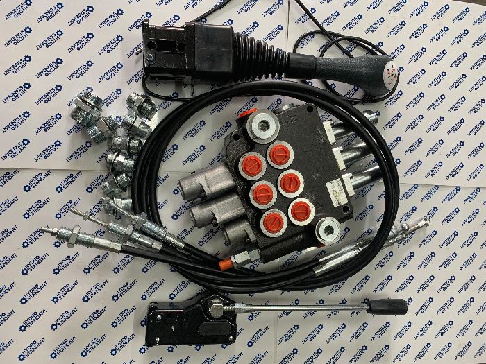 Распределитель болгарский на мтз с плавающими на тросах и джойстиком