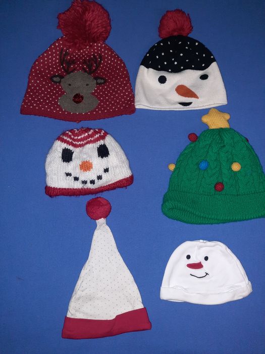 Шапка колпак новогодний