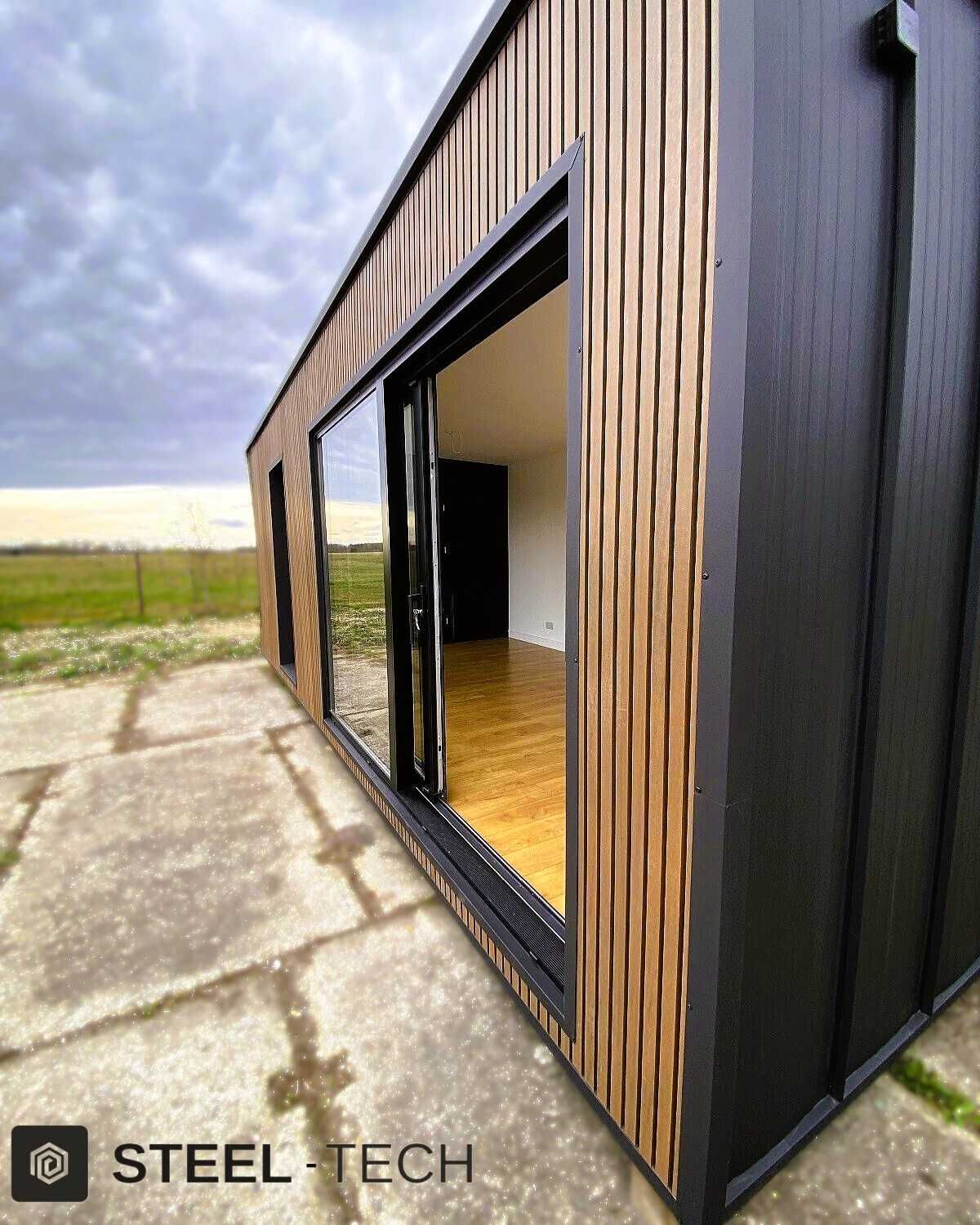 Domek modułowy / pawilon biurowy 7.4m x 3.2m