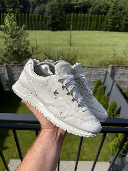 Oryginalne buty Louis Vuitton Run Away Trainer Leather White Sneakers