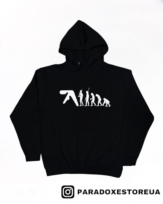 APHEX TWIN EVOLUTION Hoodie (opium, y2k, archive, punk)