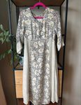 Sukienka letnia w kwiaty patchwork maxi