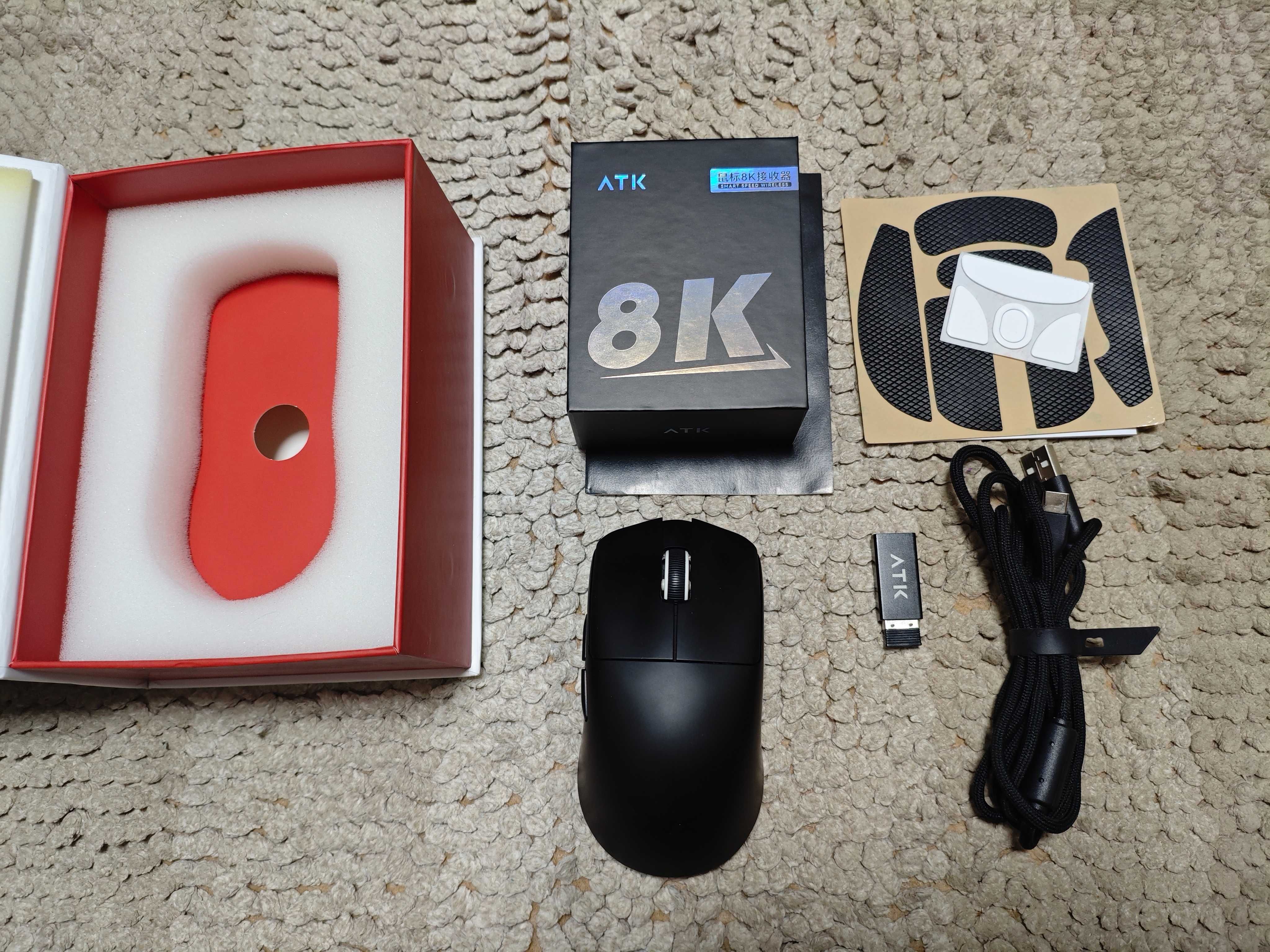 Мышь ATK F1 Pro Max +8K Dongle