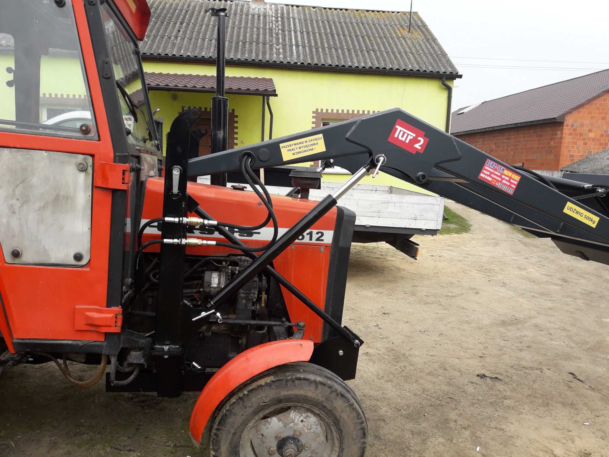 Ładowacz czołowy Wol-Met Montaż Ursus C355 C360 3P 2B euro ramka Dowó
