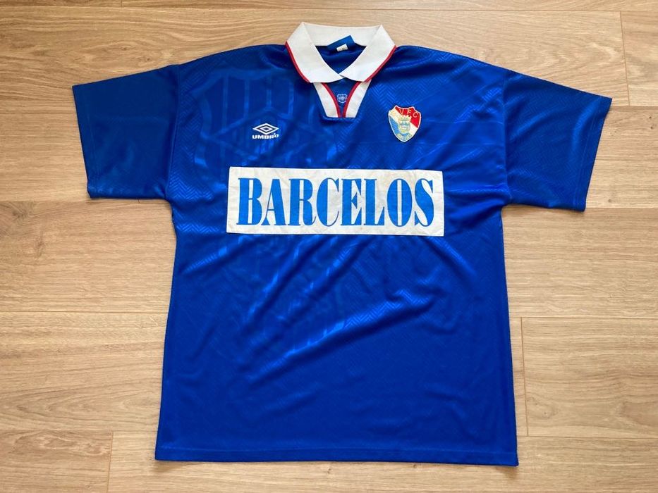 Camisola de futebol usada Gil Vicente 1992/1993