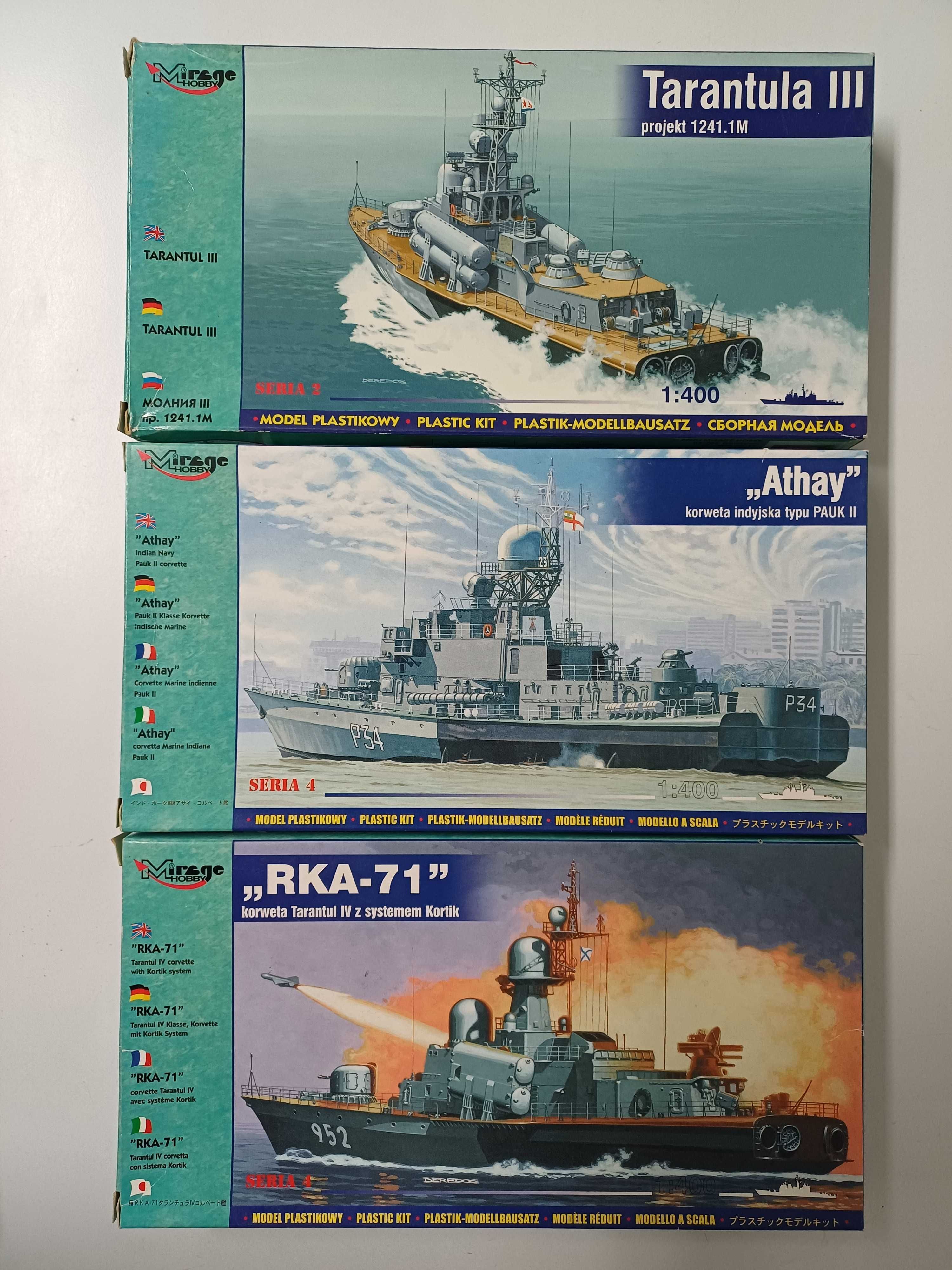 Kits de Navios Mirage Hobby 3 unidades