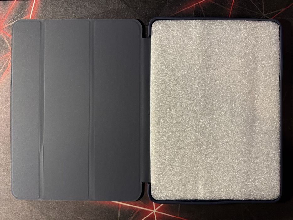 Apple iPad Air case etui pancerne magnetyczne wytrzymale granatowe