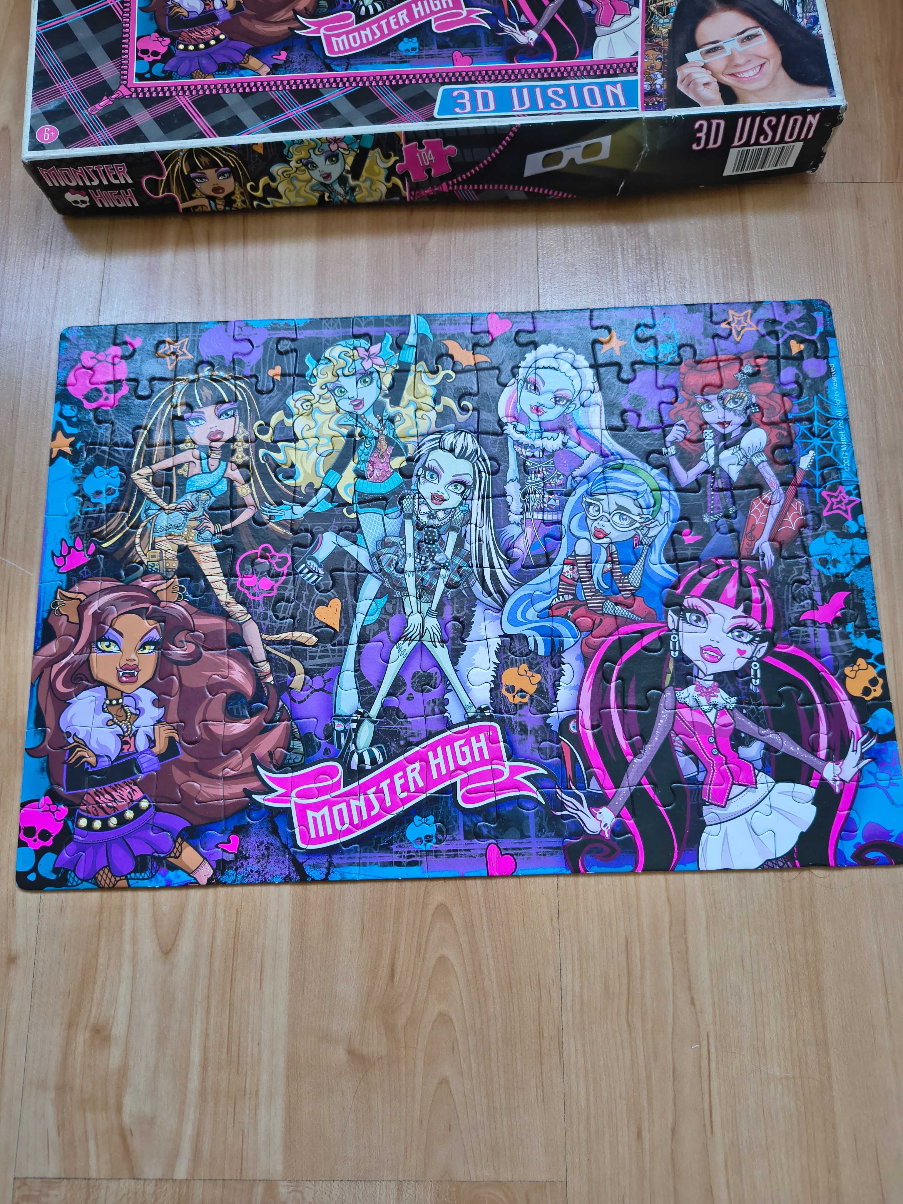 Puzzle dla dzieci Monster High clemontoni 104