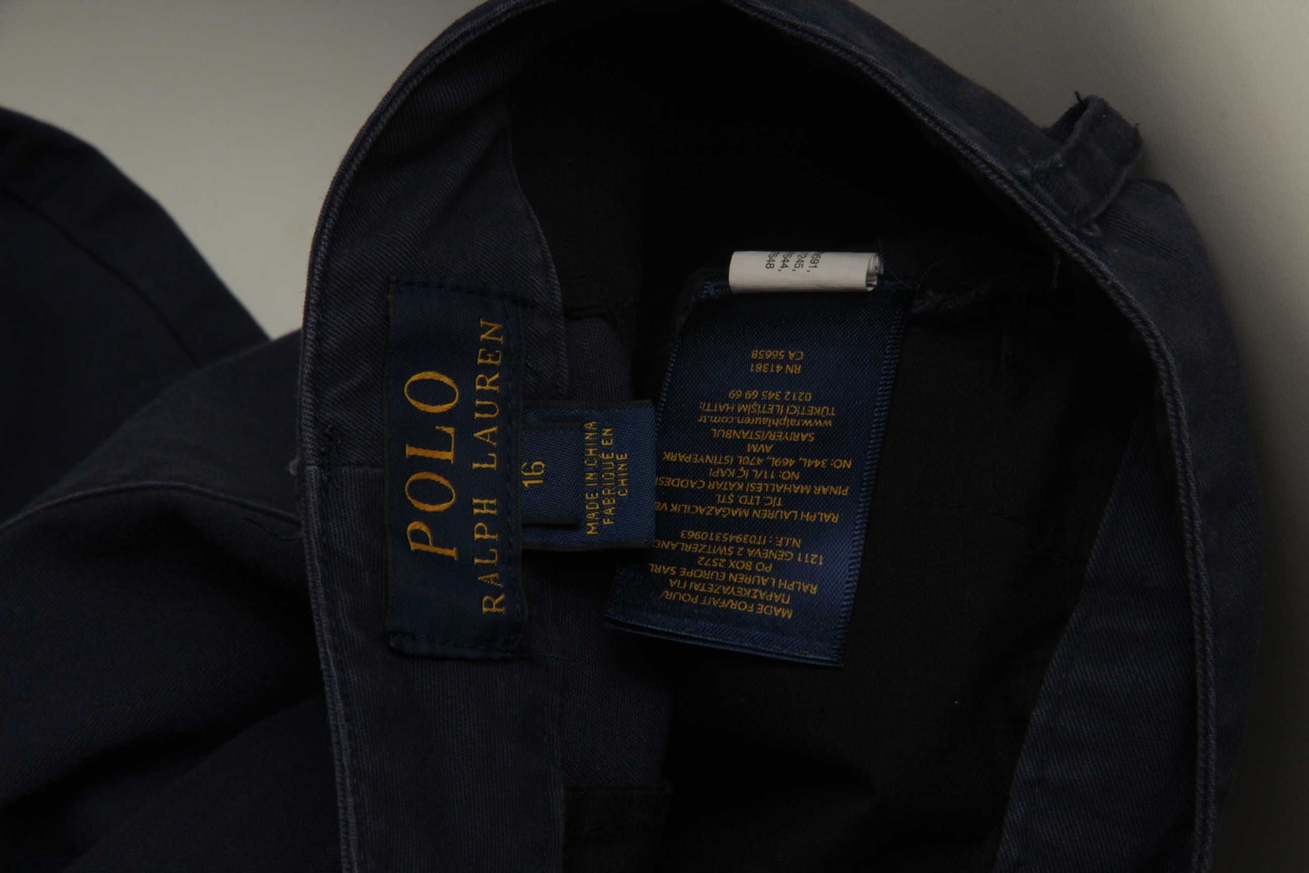 Polo Ralph Lauren рр 16 S-M брюки из хлопка и лайкры Garment Dyed