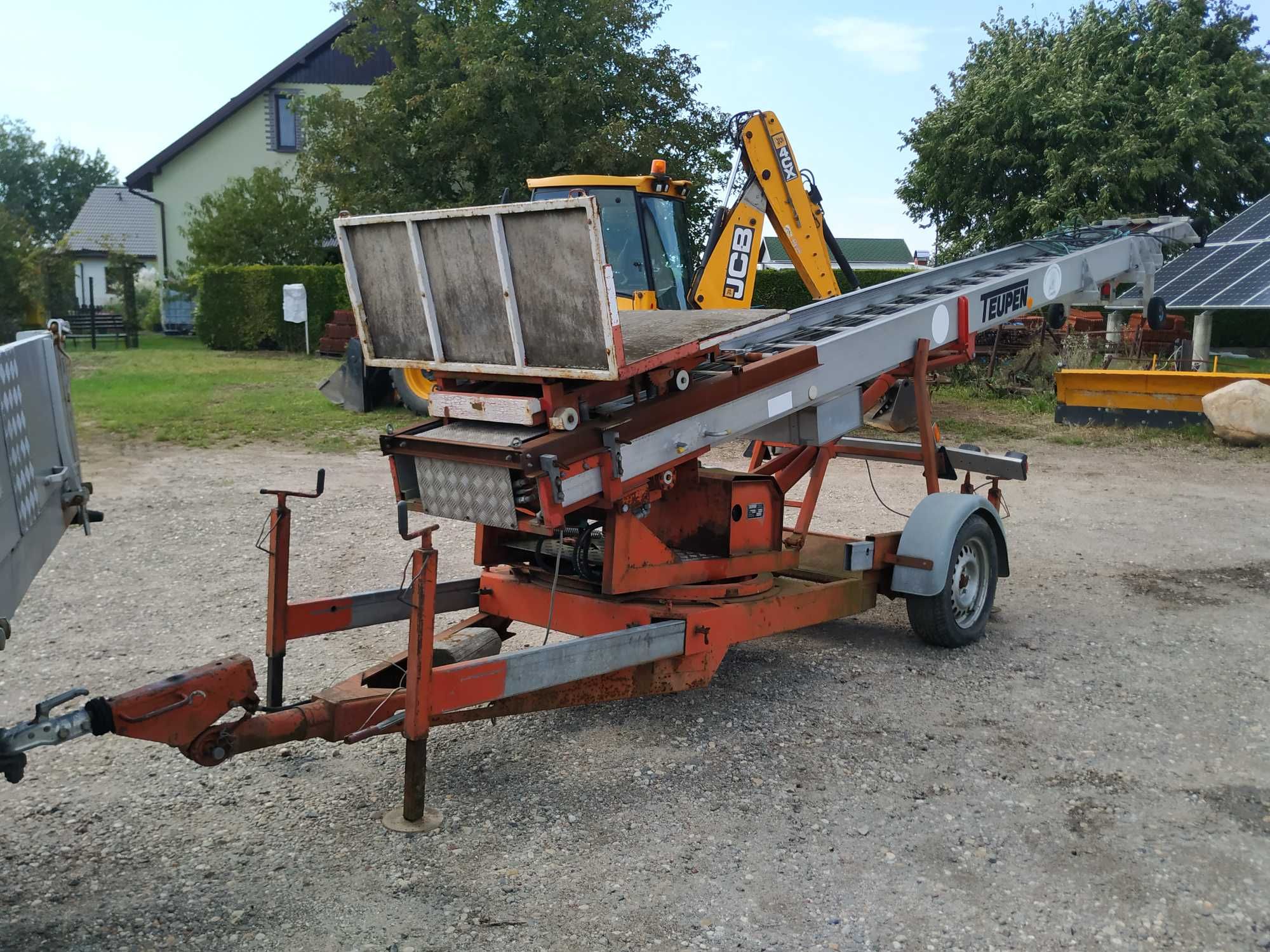 Drabina dekarska winda budowlana TEUPEN VH/HK 26m