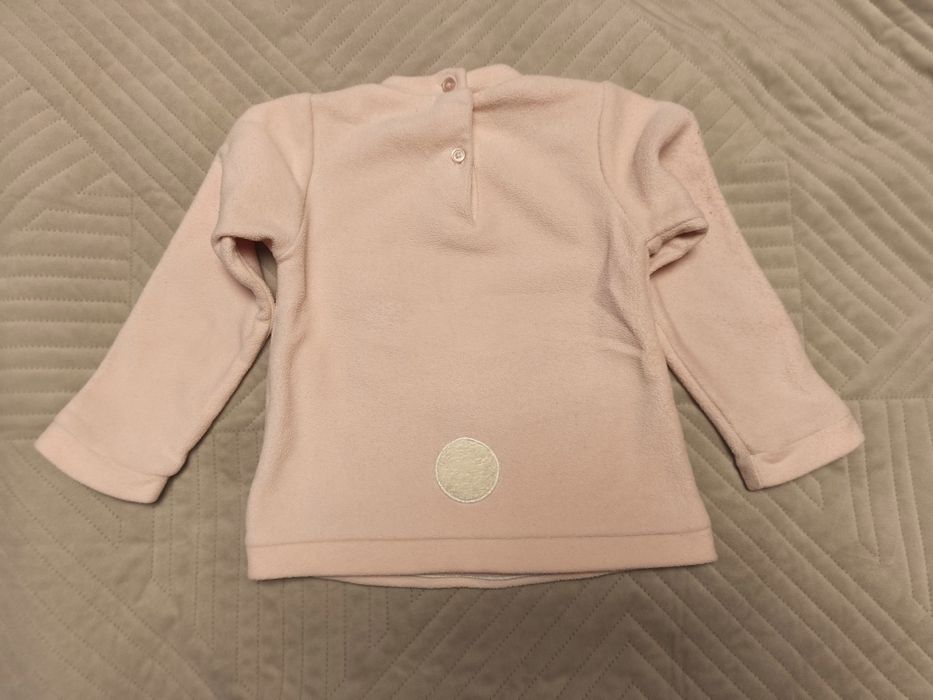 Bluza polarowa z misiem, rozmiar 104