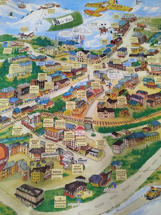 Cartaz animado da cidade Francesa Chamonix