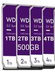 Жорсткий диск WD Purple 500Gb, 1TB, 2TB, 3TB, 4TB
