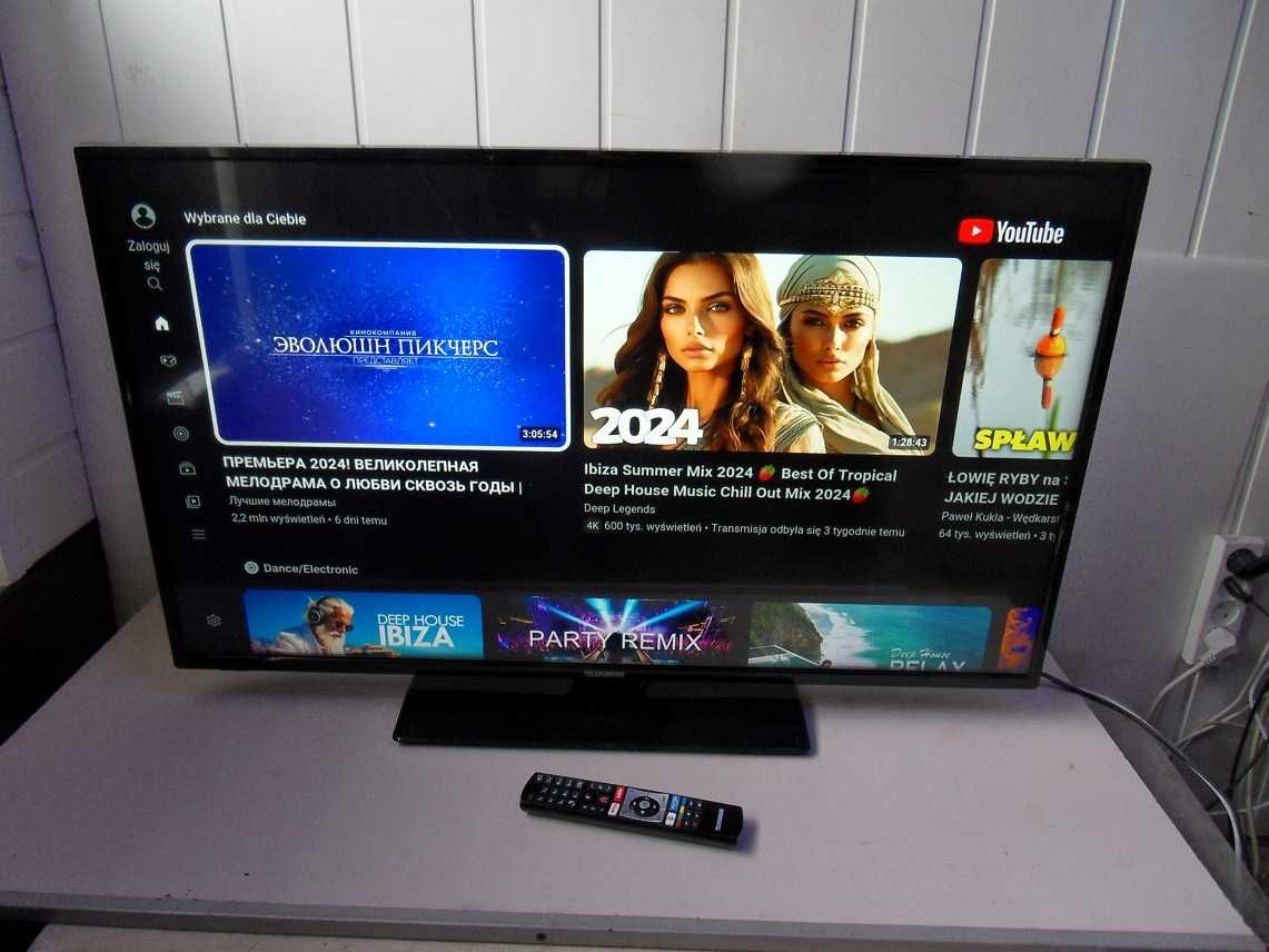 Led TV 43"  smart tv wi fi Dvb-t2 hvec gwarancja