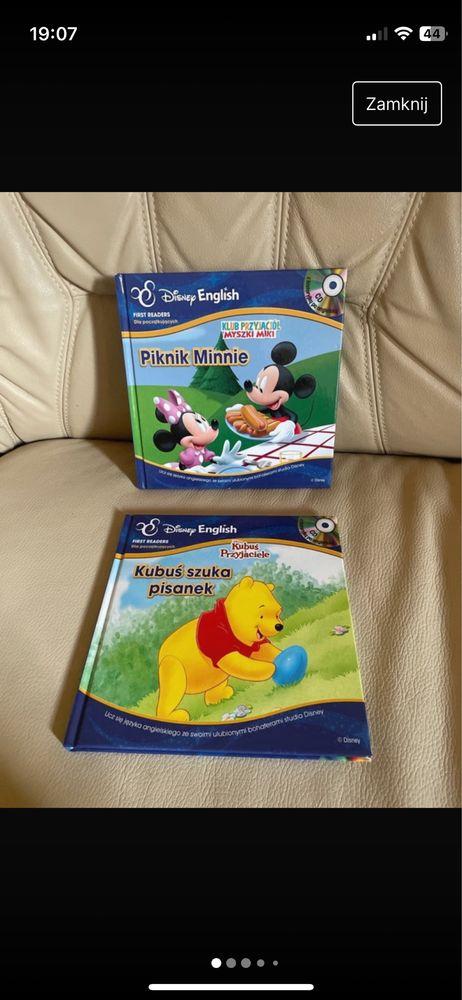 Disney English książka i audiobook Kubuś i Przyjaciele i Miki