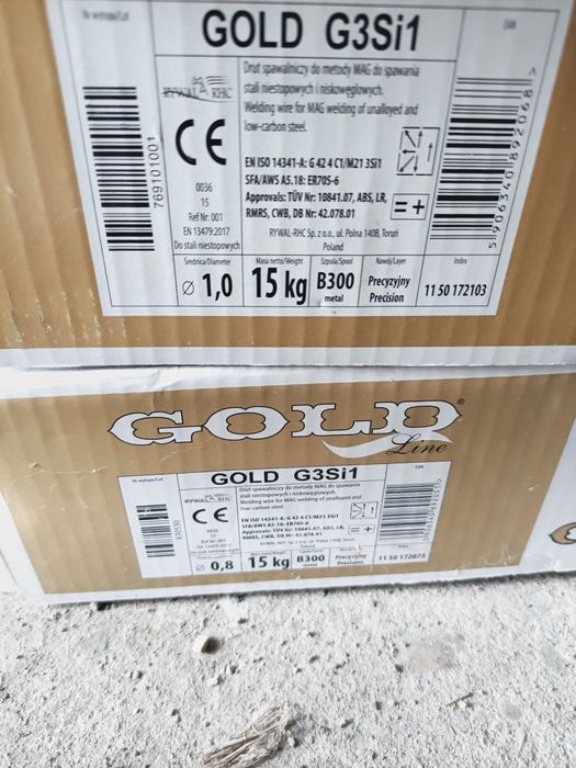 Drut spawalniczy 1 i 0.8 Gold