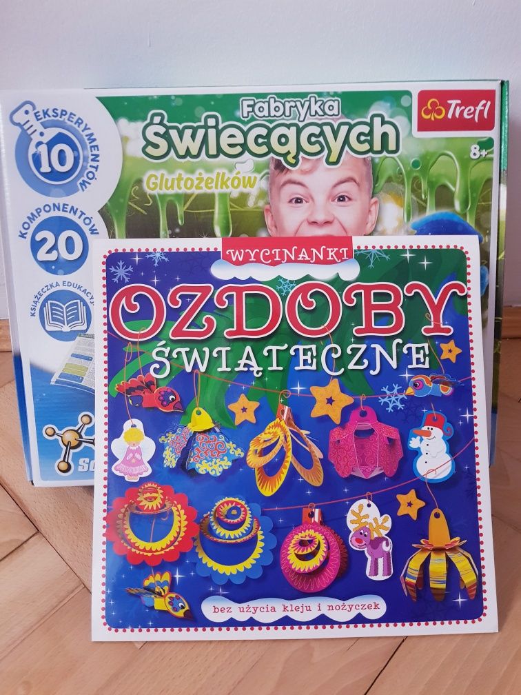 Fabryka świecących glutożelków+gratis książka z ozdobami