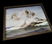 Plakat a3 duży obraz narodziny Wenus cherubinki sztuka cabanel retro