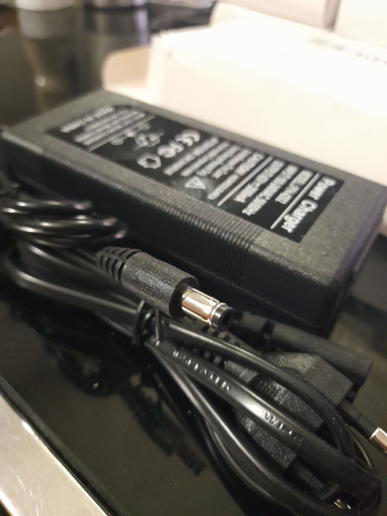 Charger trotinete carregador novo femea plug