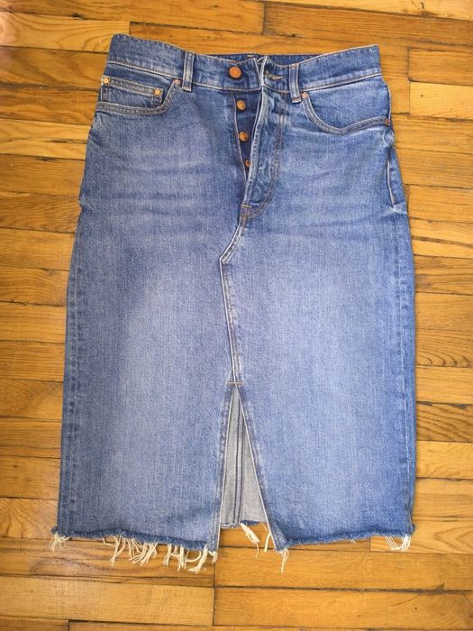 Джинсова спідниця жіноча Guess - юбка джинсоваяженская