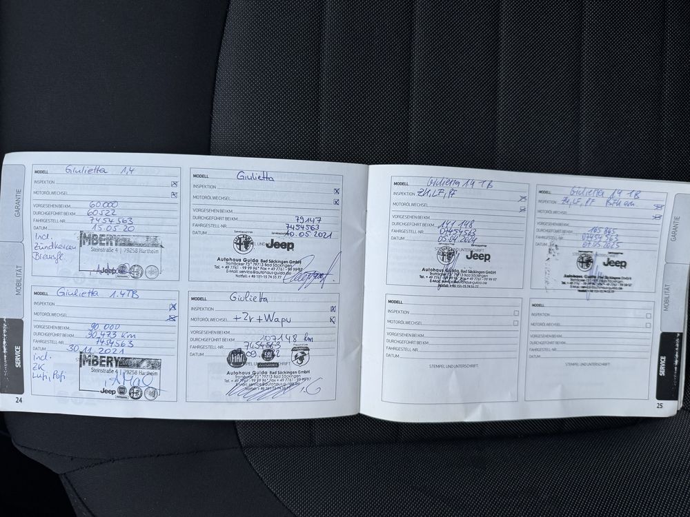Alfa Romeo Giulietta 1.4 benzyna 2016