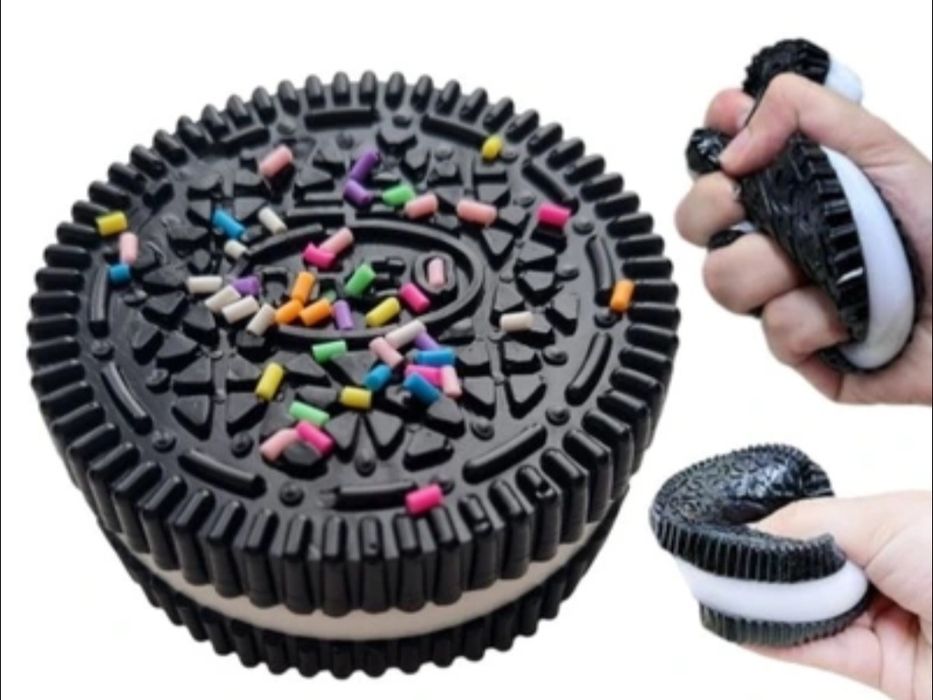 Gniotek antystresowy Squishy Ciastko oreo