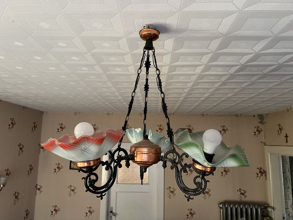 Żyrandol Lampa PRL