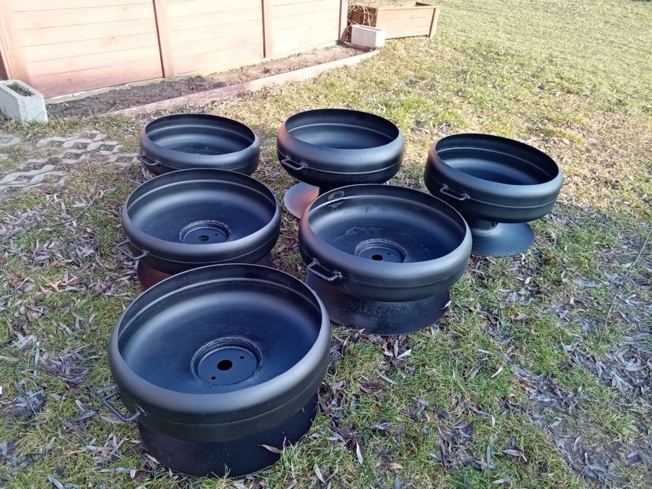 Palenisko Ognisko Grill Kociołek do ogrodu tarasu solidne ciężkie lata