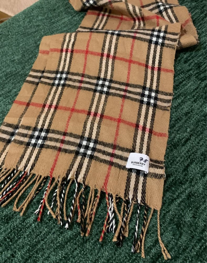 Шарф бафф Burberry London Burberrys Monogram wool cashmere