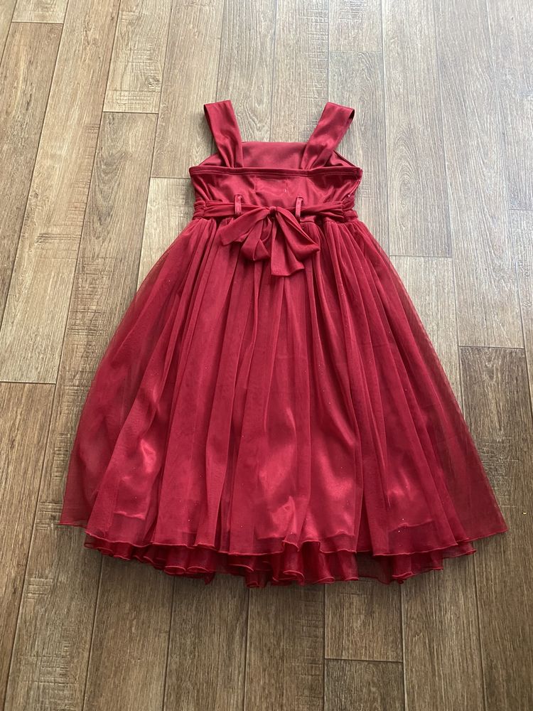 Плаття сарафан червоне 7 років