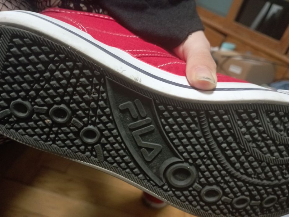 Fila red shoes 39
