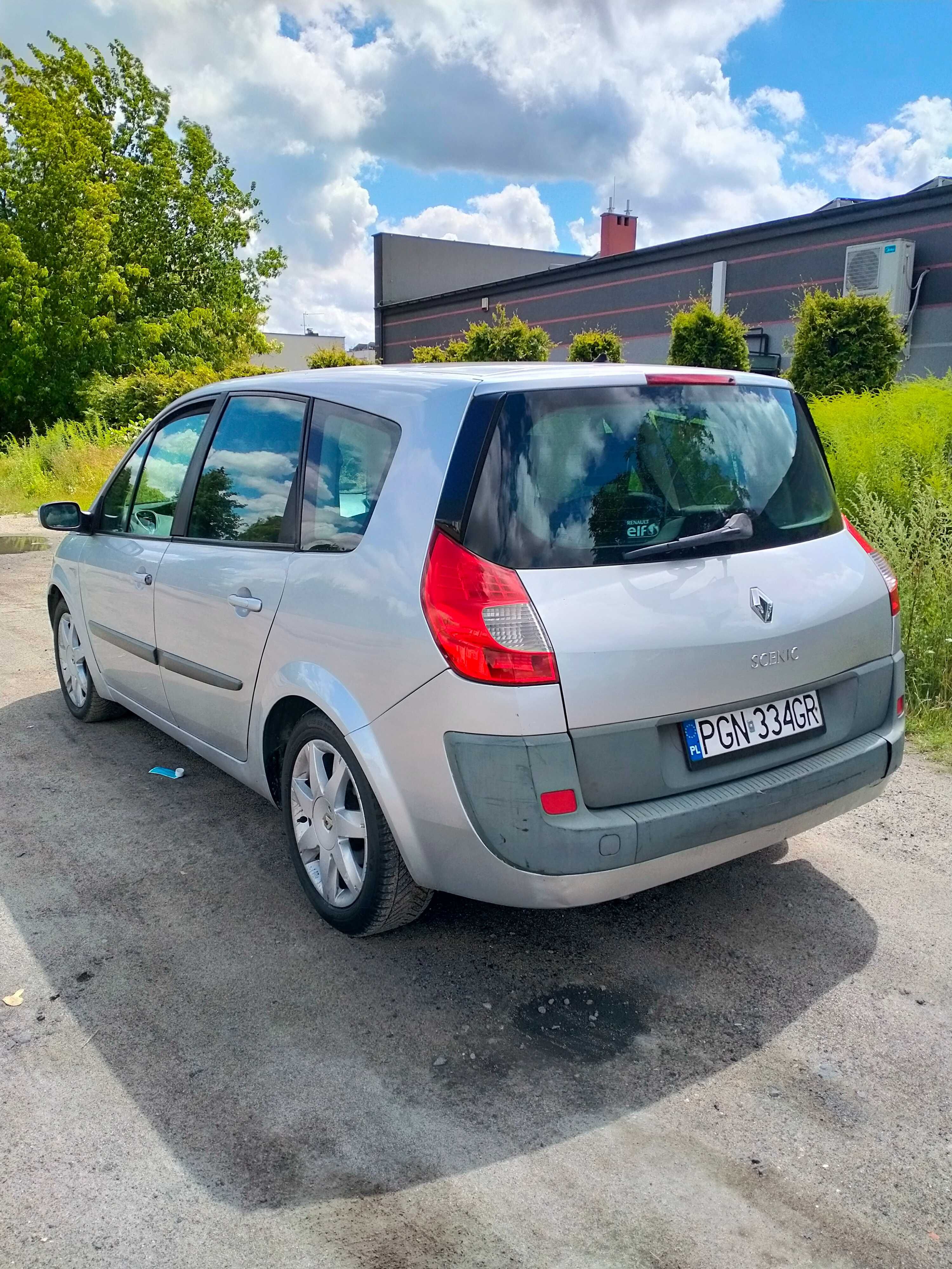 Renault Grant Scenik 2008r 19 D 130km 7 osob Zamiana