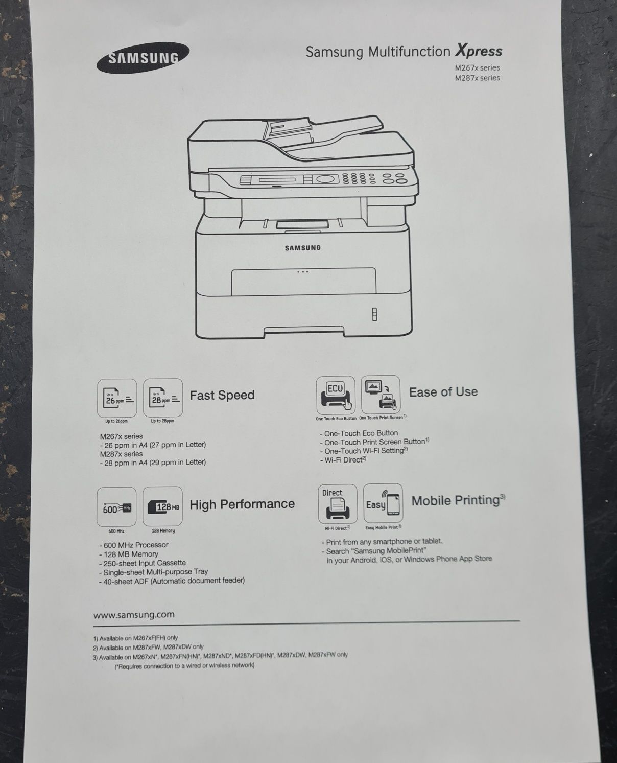 Samsung SL-M2870FD. Лазерный принтер сканер копир Гарантия