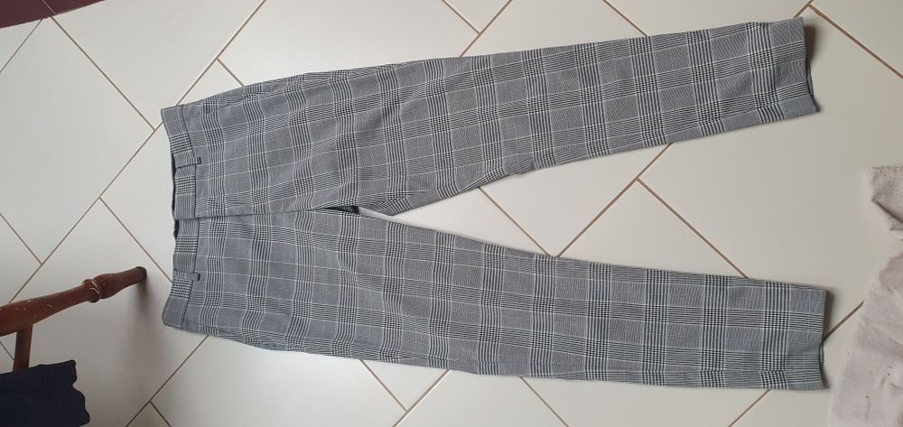 Spodnie w kratę H&M męskie młodziezowe rozmiar 29