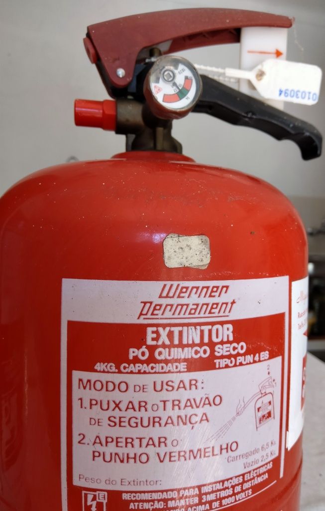 Extintores de pó ABC - Novos