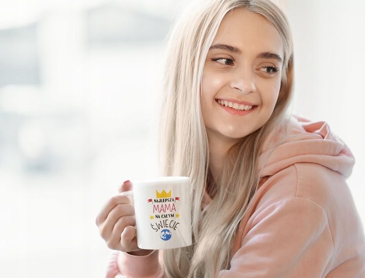 Zestaw Koszulka Z Kubkiem Upominek Na Dzień Matki Dla Mamy Najlepsza M