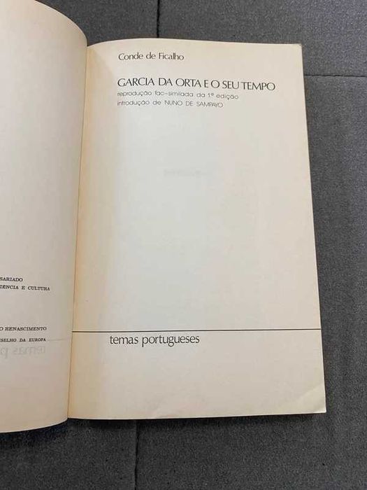 Garcia da Orta e o Seu Tempo – Conde de Ficalho 1983