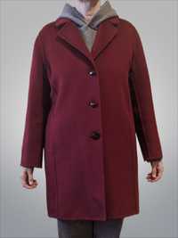 Пальто женское бордовое Luisa Spagnoli
