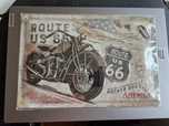 Tabliczka ozdobna blaszana na ścianę ROUTE 66 30x20cm tablica BLACHA