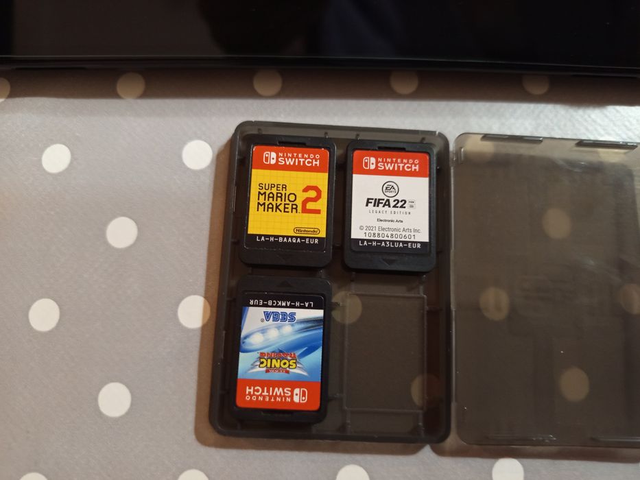 nintendo switch OLED como nova Oferta estojo de arrumação