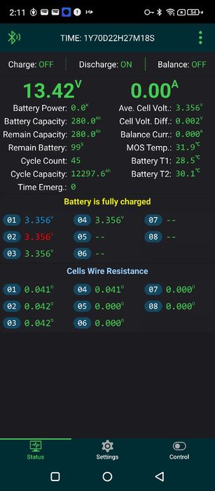 Літієво фосфатний акумулятор 12/280 LiFePO4