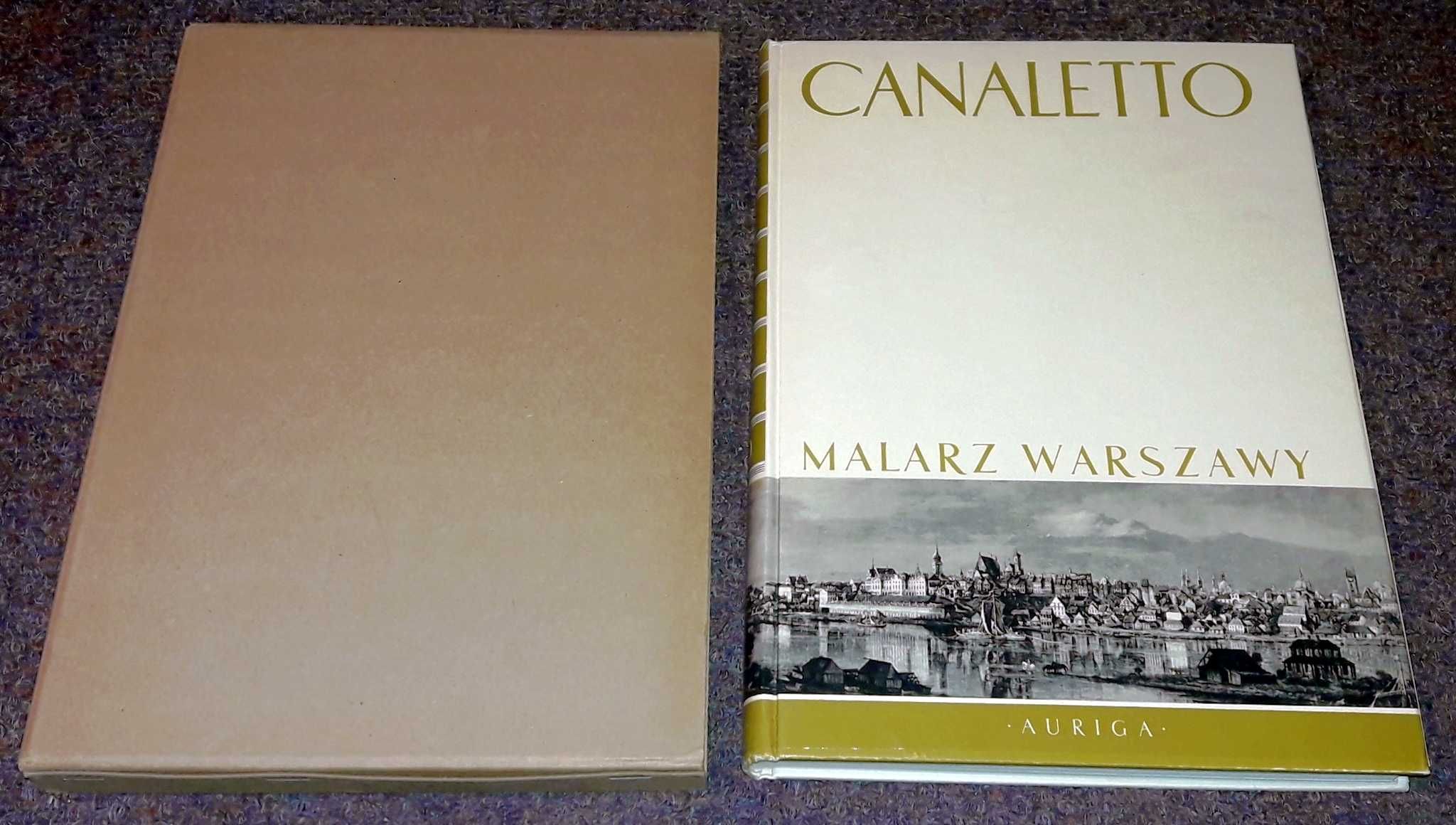 Album "Canaletto malarz Warszawy" w etui 1961 r.