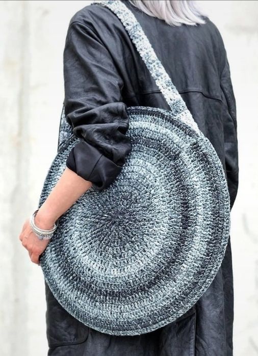 RĘKODZIEŁO torba shopper XXL etno boho NOWA 550 PLN unikat 1 egz. szar