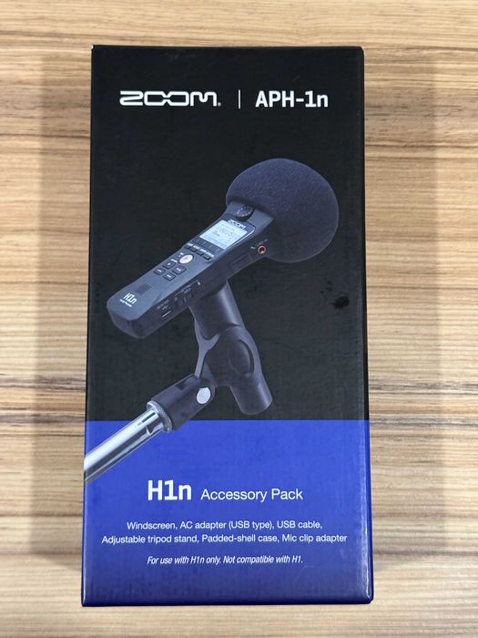 Gravador Zoom H1n com acessórios