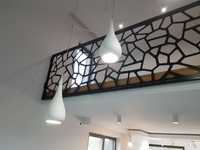 Balustrada wycinana , ażurowa, laserowa z blachy -nowoczesna design