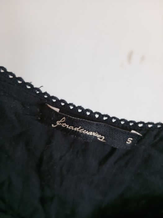 Vestido lindo para verão, preto tamanho S