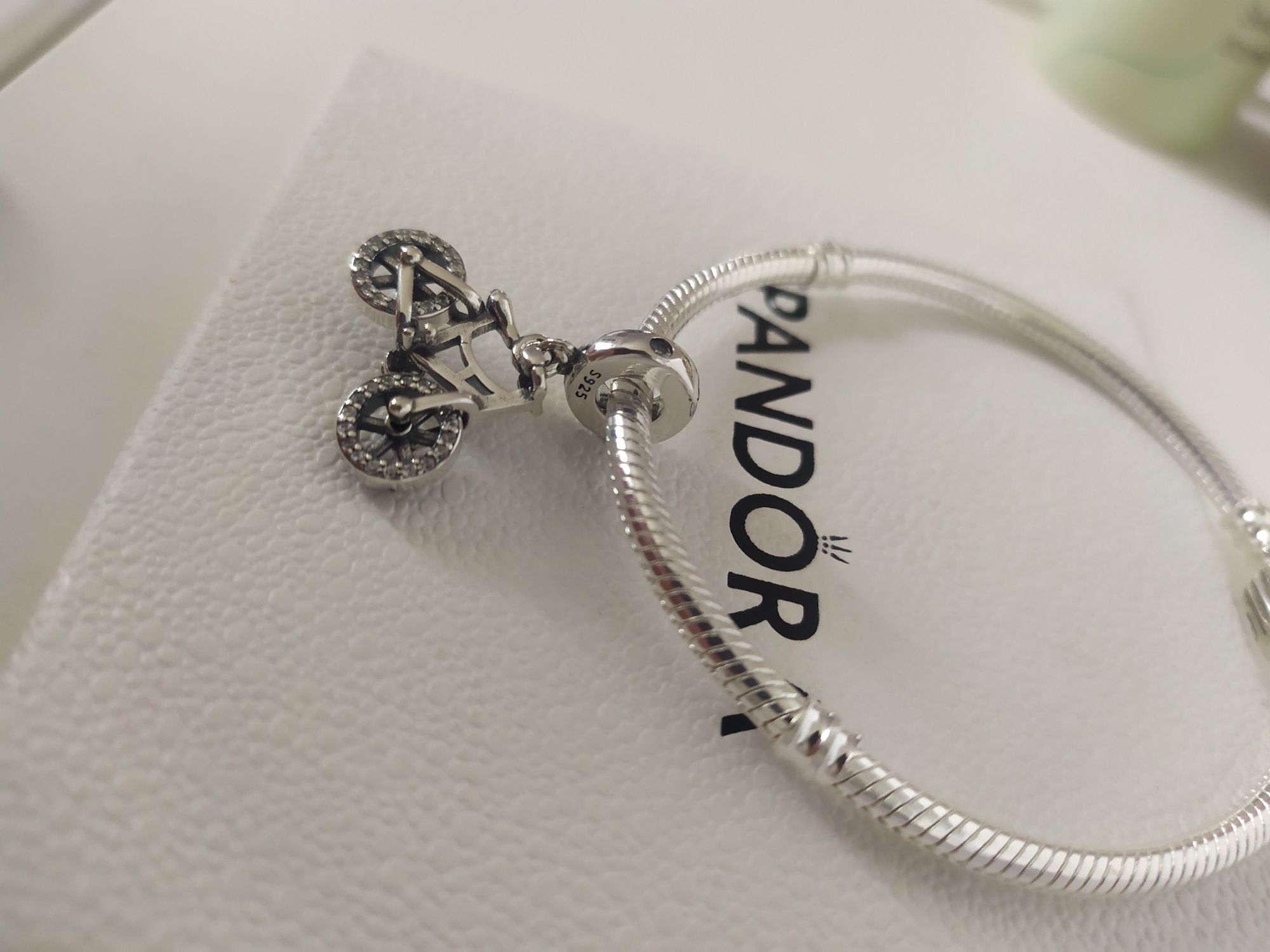 Zawieszka charms rower do Pandora NOWY S925