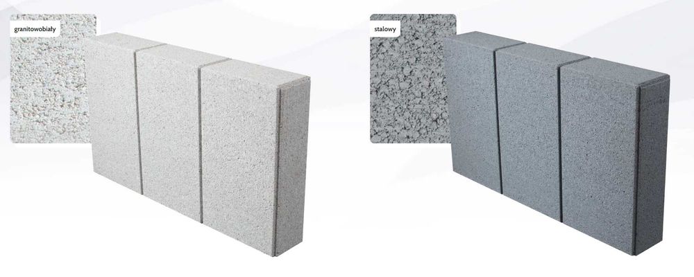 Nowoczesne obrzeże palisadowe RANDO 50x8x28 cm Settline - 15,37zł/m2